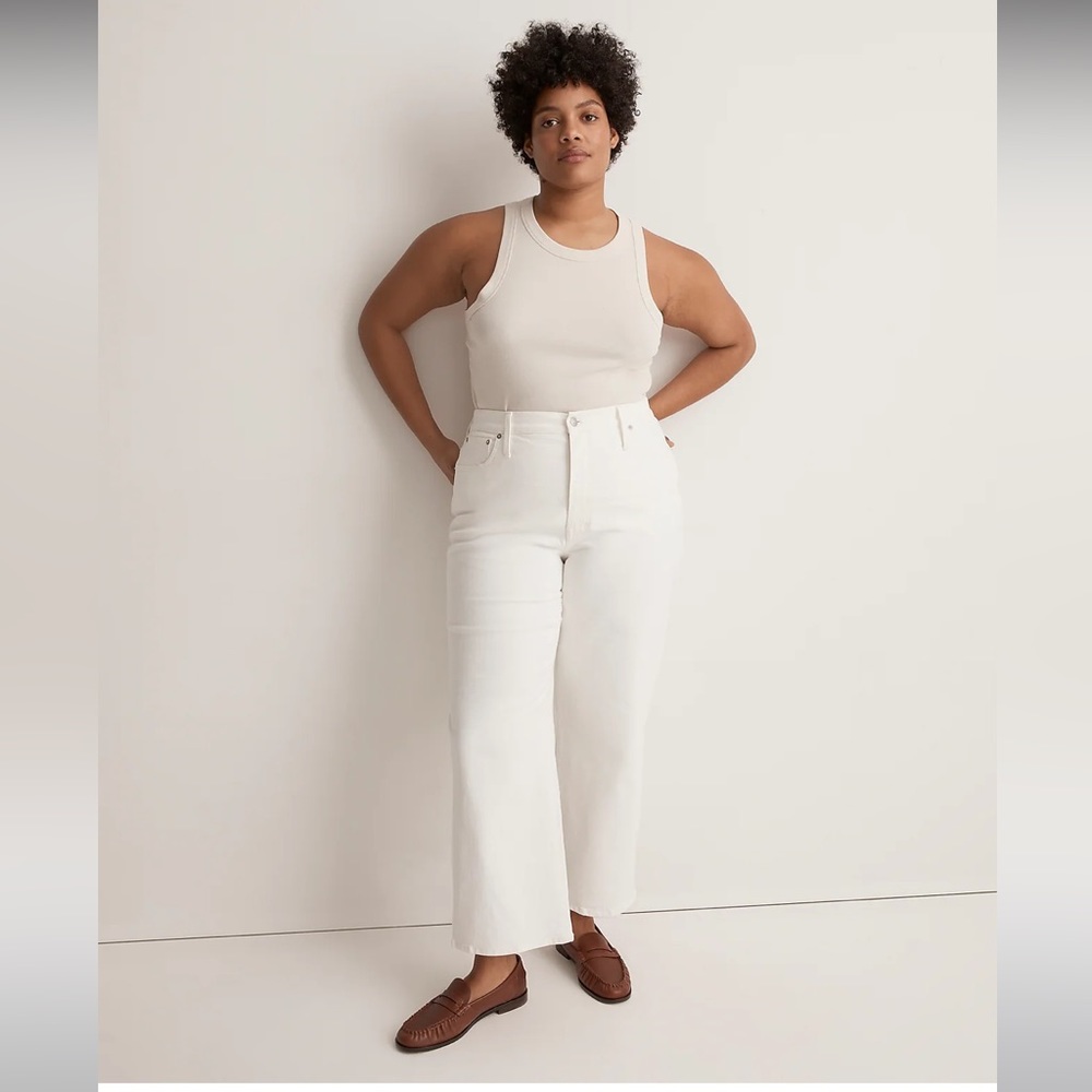 Madewell Perfect Vintage Wide-Leg Crop Jean
